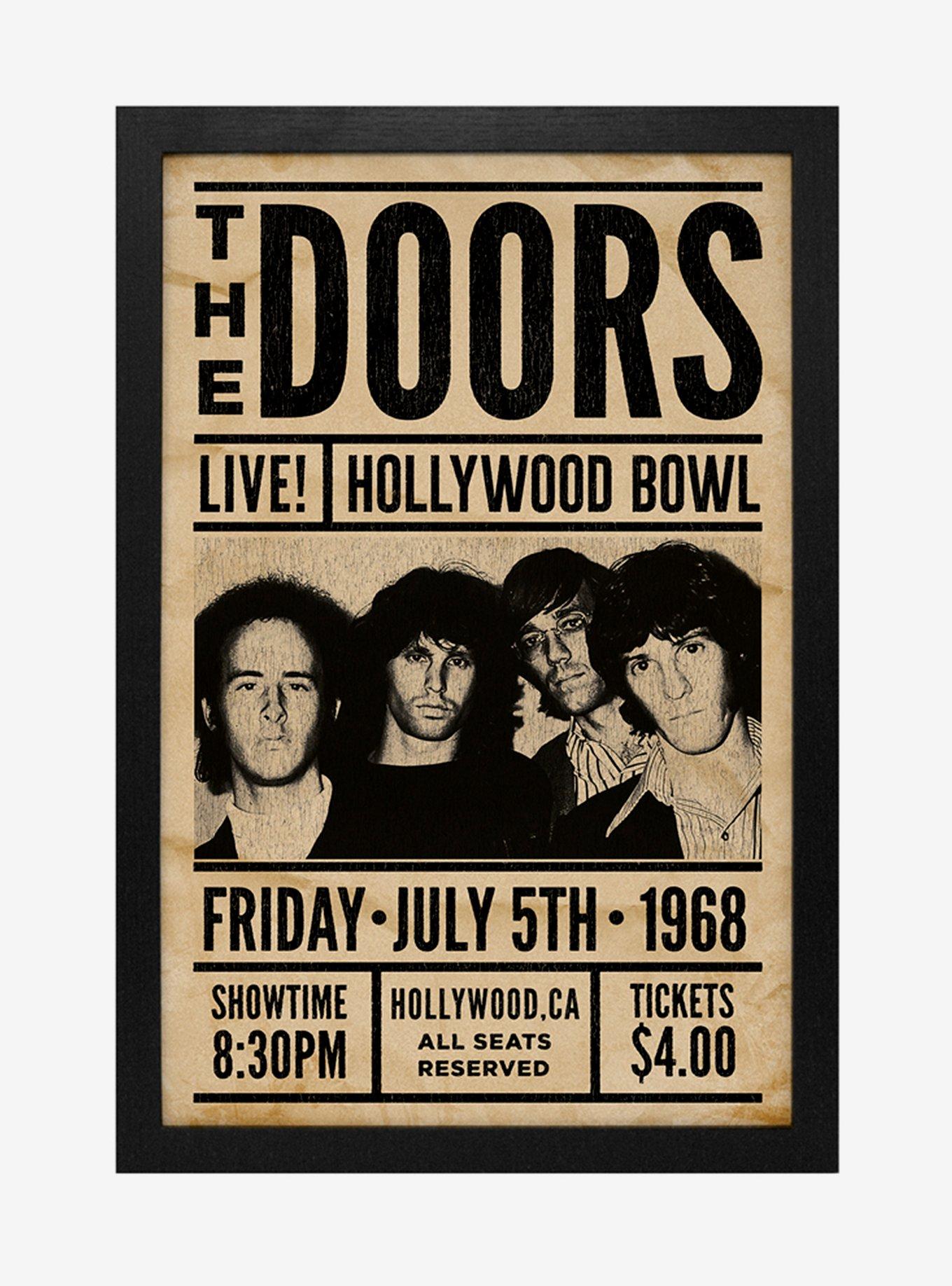 The Doors Live! Hollywood Bowl Framed Wood Wall Art | Hot Topic