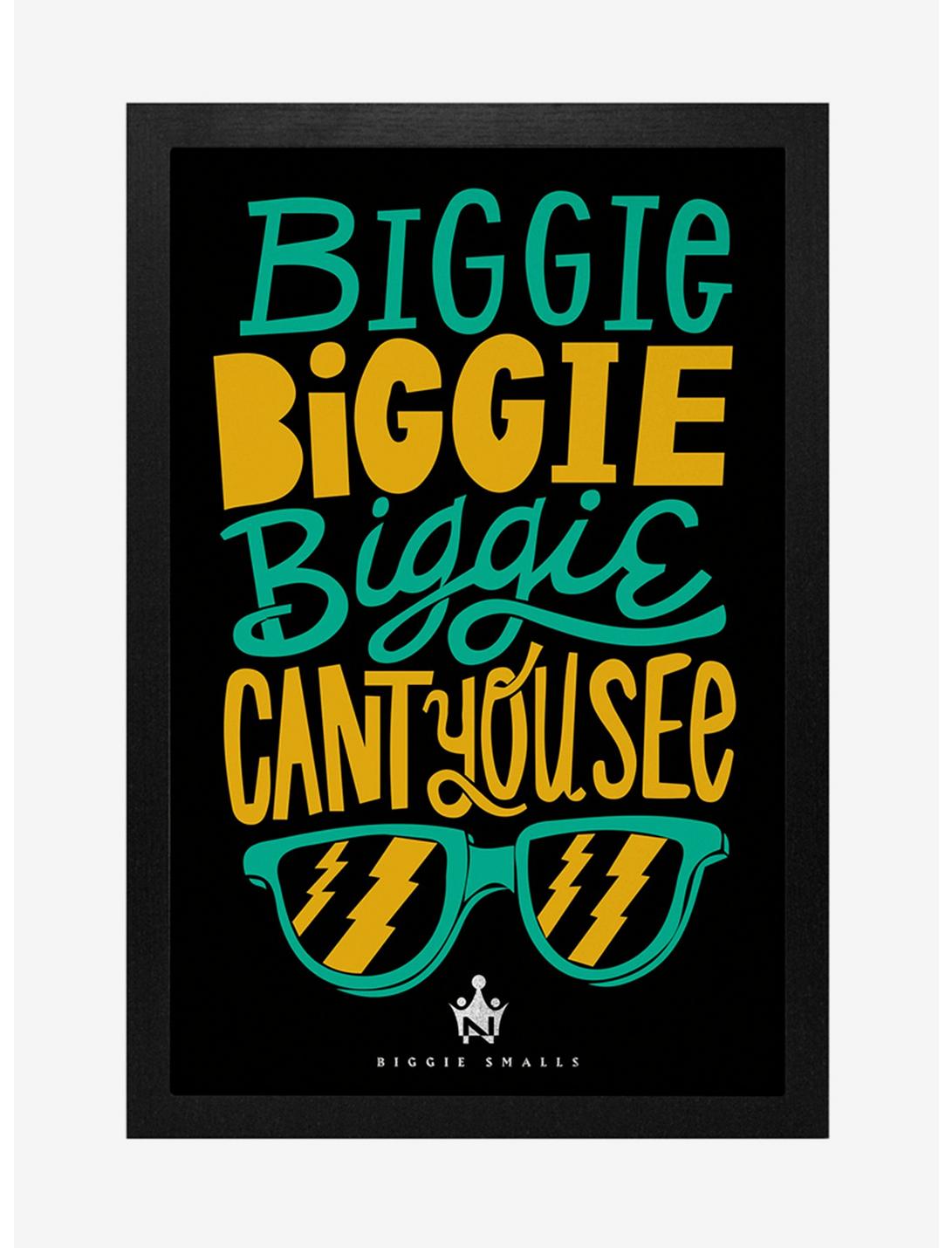 The Notorious B.I.G. Can't You See Framed Wood Wall Art, , hi-res