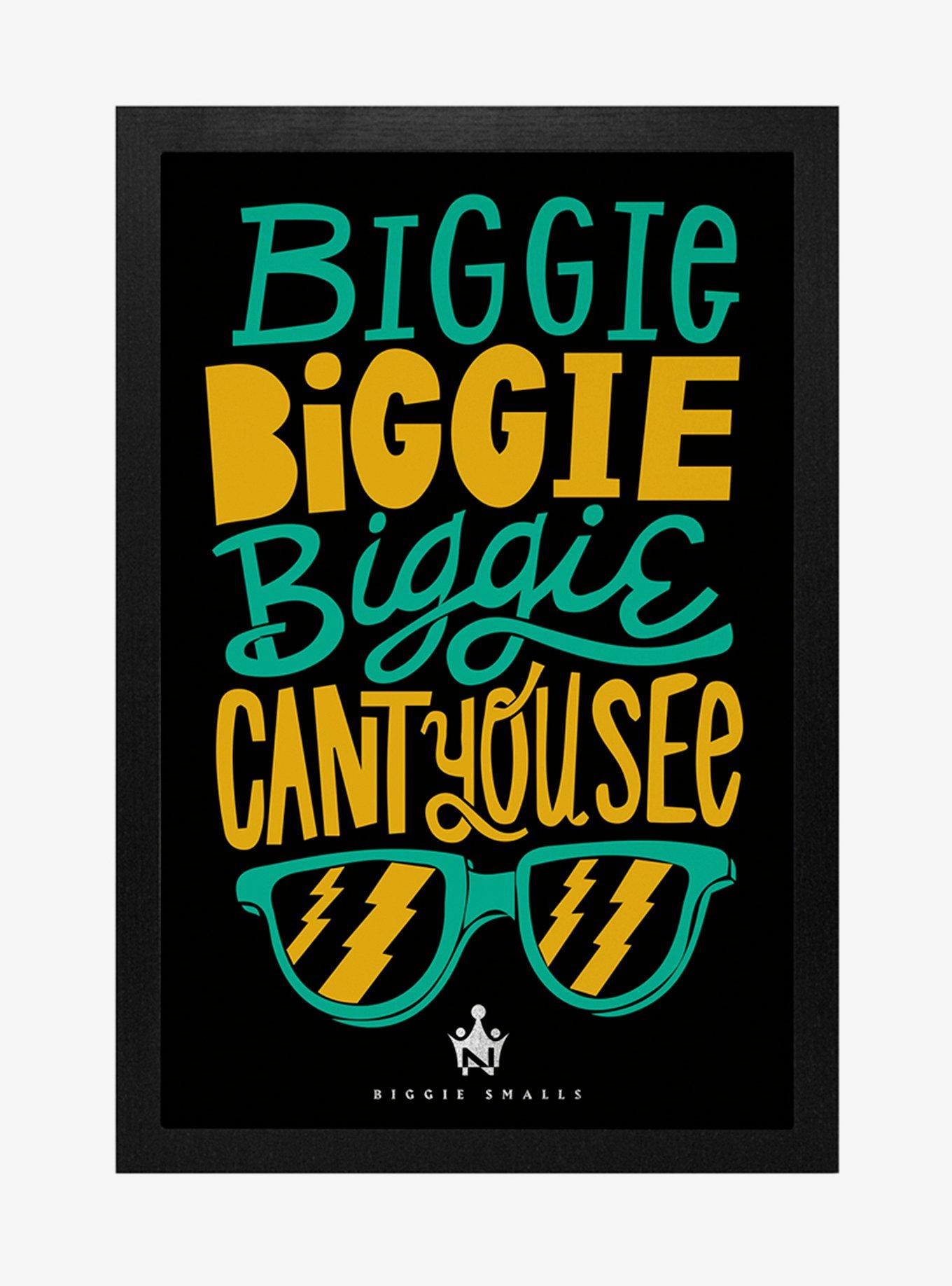 The Notorious B.I.G. Can't You See Framed Wood Wall Art, , hi-res