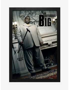 The Notorious B.I.G. Cane Framed Wood Wall Art, , hi-res