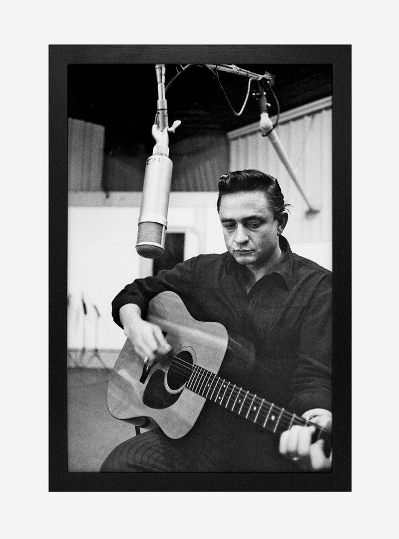 Johnny Cash In Person Framed Wood Wall Art, , hi-res