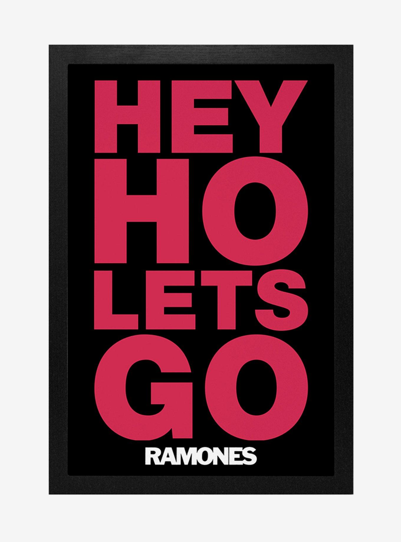 Ramones Hey Ho Let'S Go! Framed Wood Wall Art, , hi-res