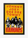 Ramones Johnny, Joey, Dee Dee, Tommy Framed Wood Wall Art, , hi-res