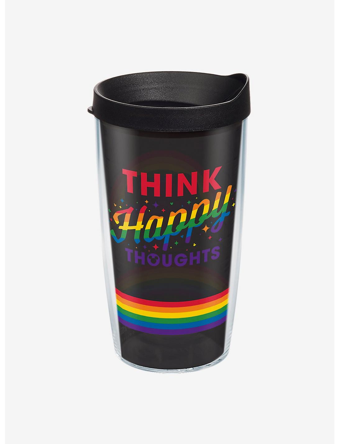 Disney Think Happy Thoughts Rainbow 16oz Classic Tumbler With Lid, , hi-res