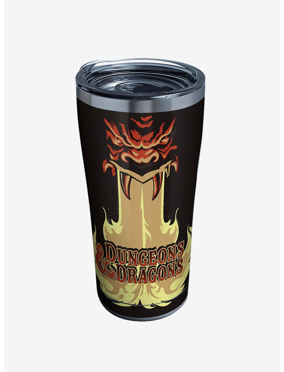 Dungeons & Dragons Breathing Dragon 20oz Stainless Steel Tumbler With Lid, , hi-res