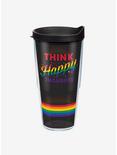 Disney Think Happy Thoughts Rainbow 24oz Classic Tumbler With Lid, , hi-res
