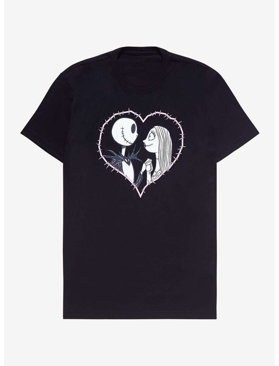 Nightmare Before Christmas Jack et Sally Love Cool T-Shirt Top Hommes Femmes Unisexe