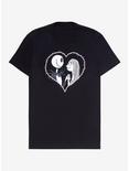 The Nightmare Before Christmas Jack & Sally Heart Girls T-Shirt, MULTI, hi-res