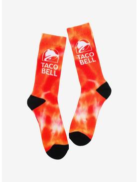 Taco Bell Logo Tie-Dye Crew Socks, , hi-res