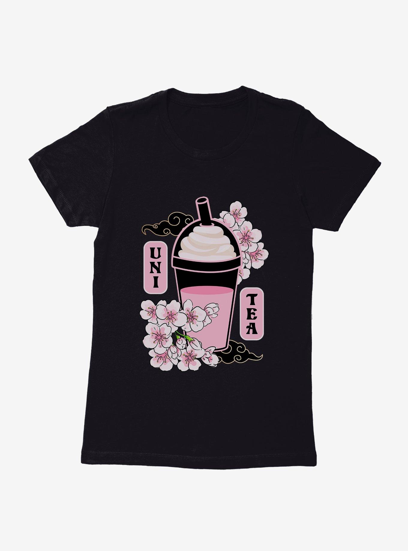 Uni Tea Cherry Blossom Boba Womens T-Shirt | BoxLunch