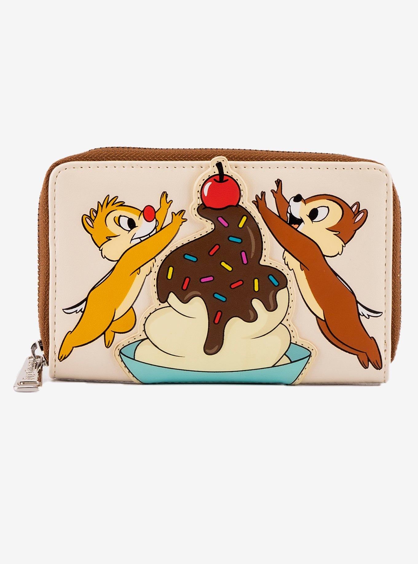 Loungefly Disney Chip N' Dale Snacks Zip Wallet, , hi-res