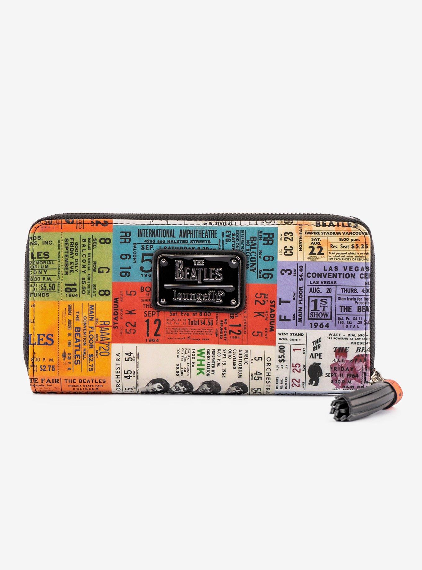 Loungefly The Beatles Ticket Zip Wallet, , hi-res