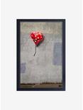 Banksy Bandaged Heart Framed Wood Wall Art, , hi-res