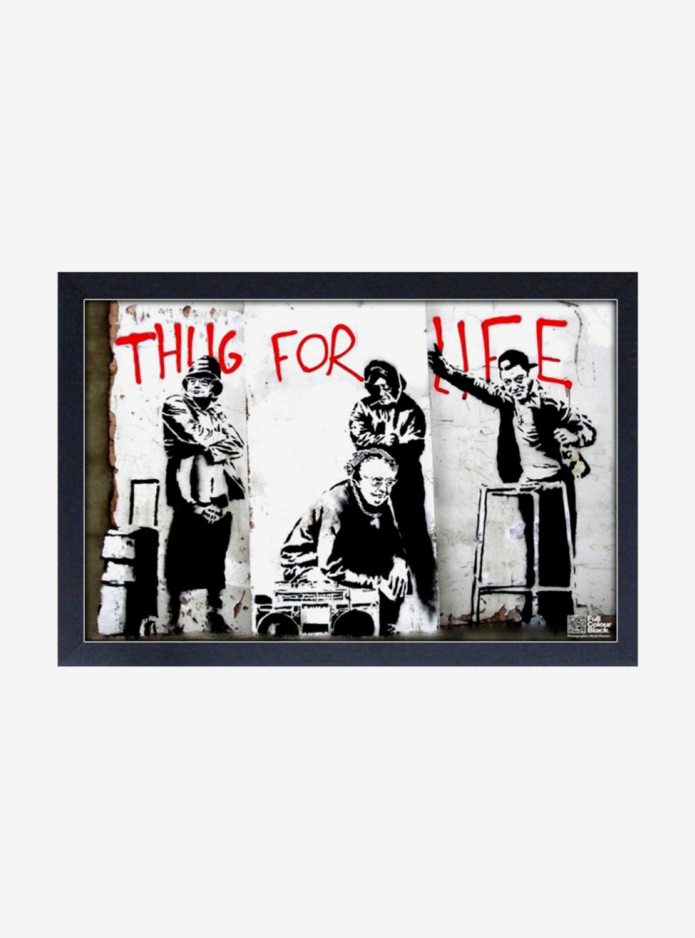 Poster Banksy street art - chimp | Wall Art, Gifts & Merchandise |  Europosters