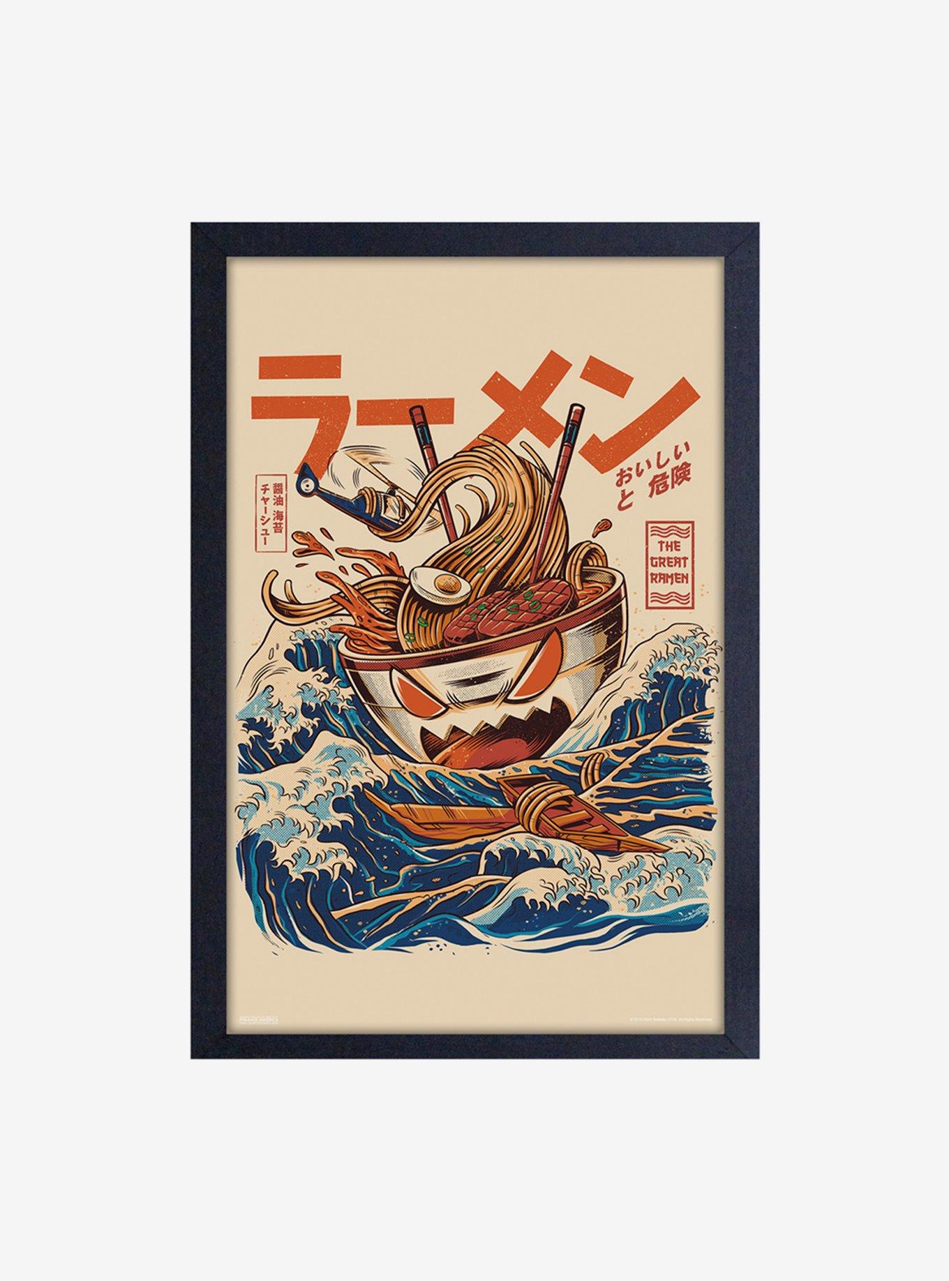 Illustrata The Great Ramen Framed Wood Wall Art, , hi-res