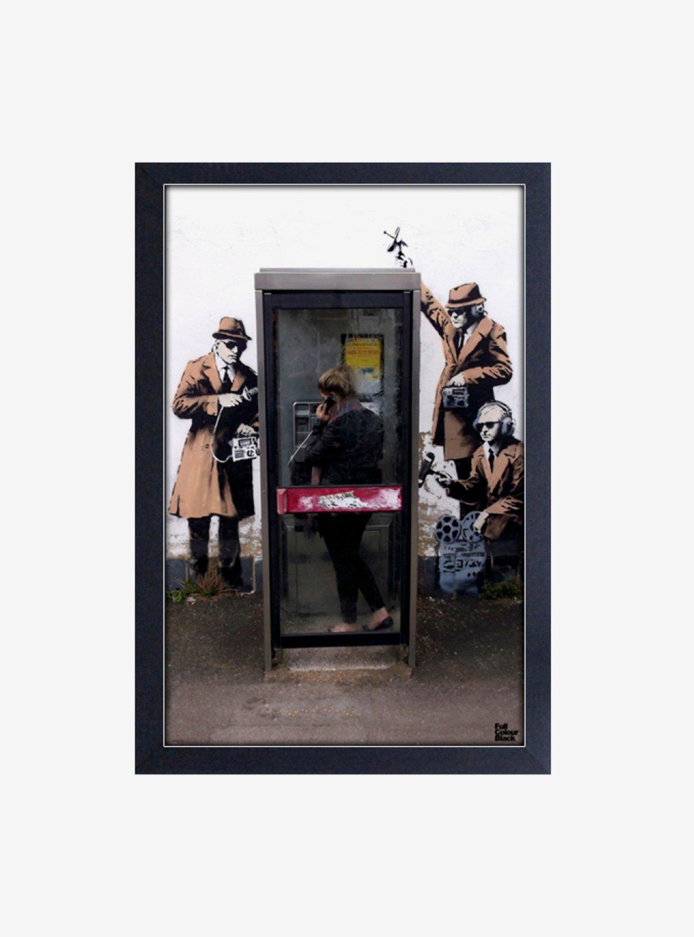 Banksy G-Men Framed Wood Wall Art, , hi-res