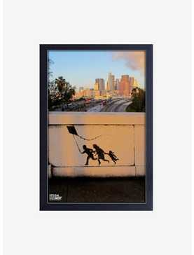 Banksy Kite Family Framed Wood Wall Art, , hi-res