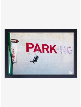 Banksy No Parking Framed Wood Wall Art, , hi-res