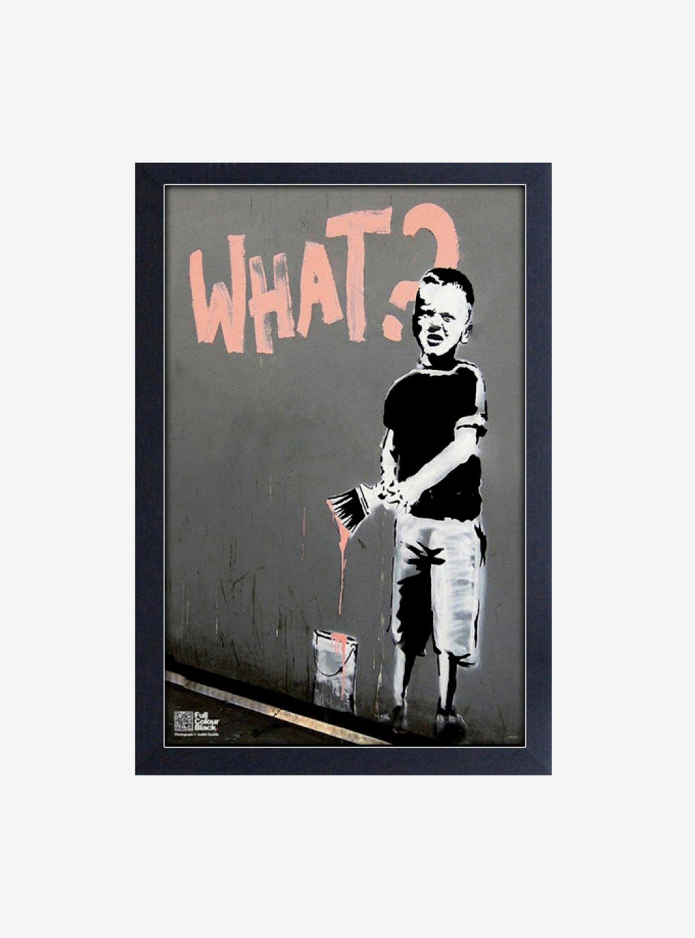 Banksy What Framed Wood Wall Art, , hi-res