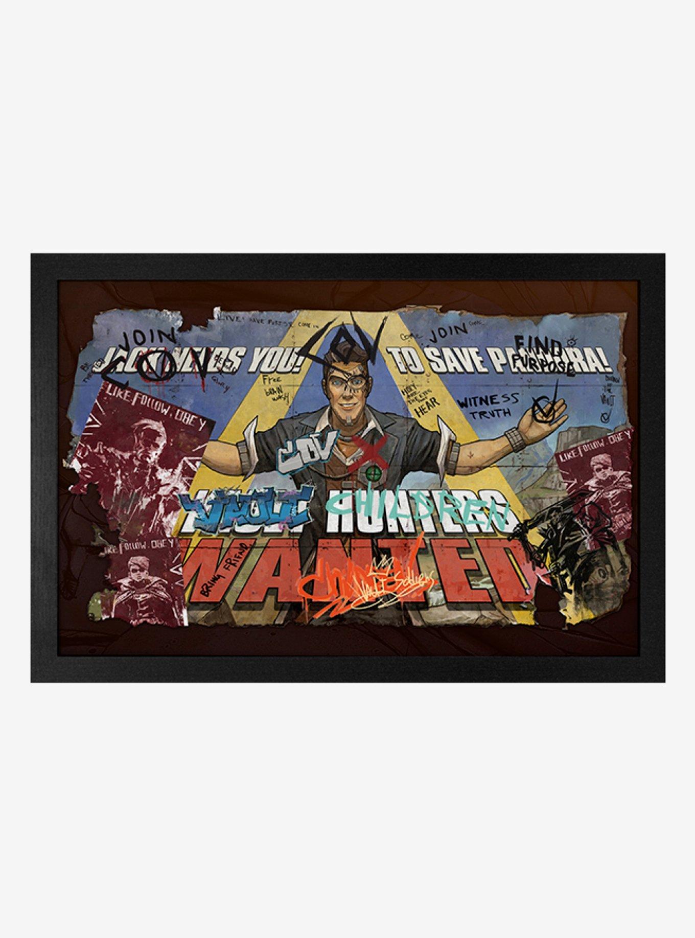 Borderlands 3 Fallen Billboard Framed Wood Wall Art, , hi-res
