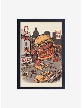 Illustrata Burgerzilla Framed Wood Wall Art, , hi-res