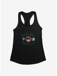 Bad Luck Comes Easy Japanese Text Cat Womens Tank Top, BLACK, hi-res