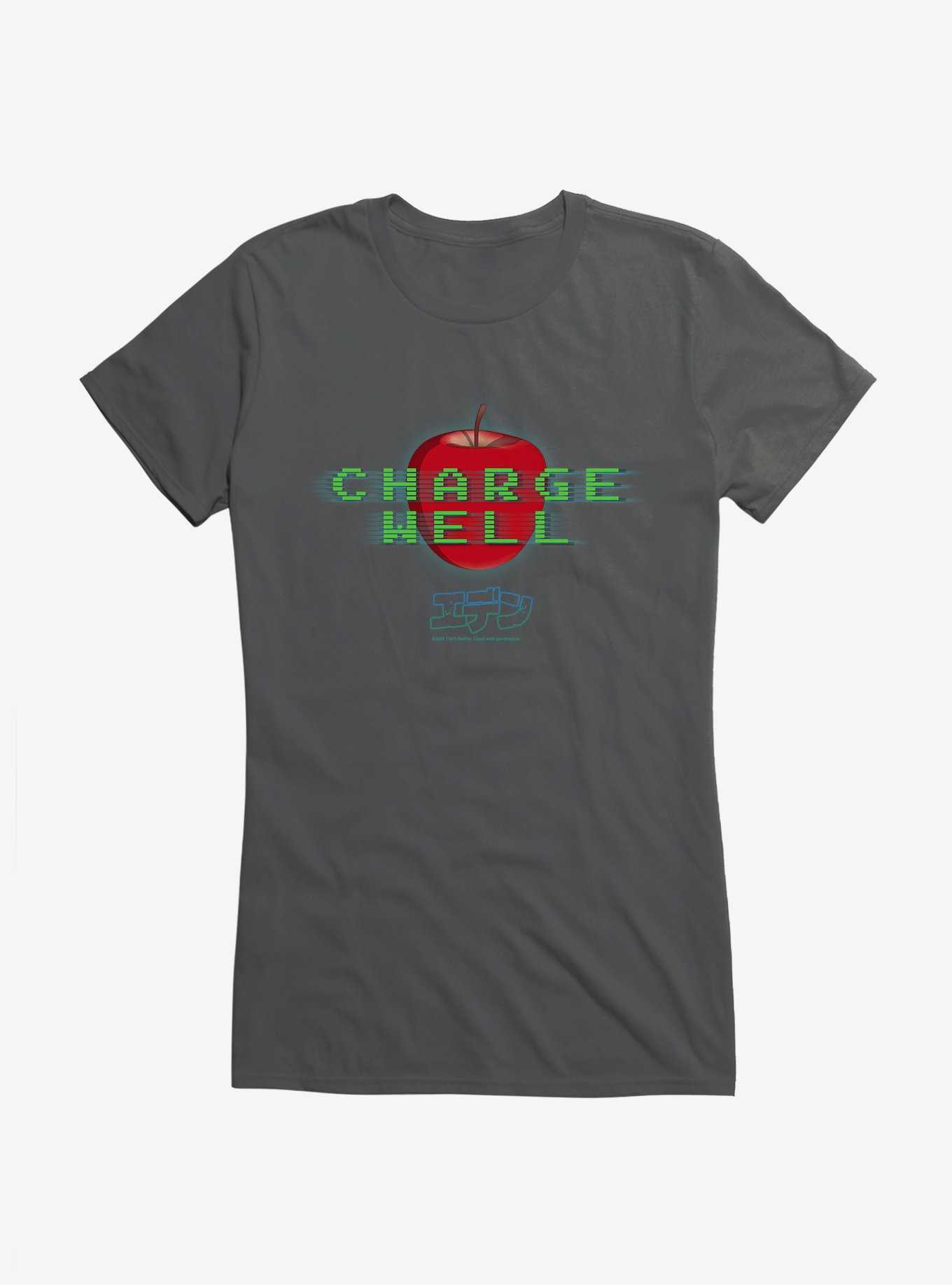 Eden Charge Well Apple Logo Girls T-Shirt, , hi-res
