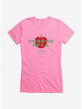 Eden Charge Well Apple Logo Girls T-Shirt, CHARITY PINK, hi-res