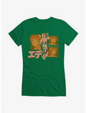Eden Sara Japanese Text Logo Girls T-Shirt, , hi-res
