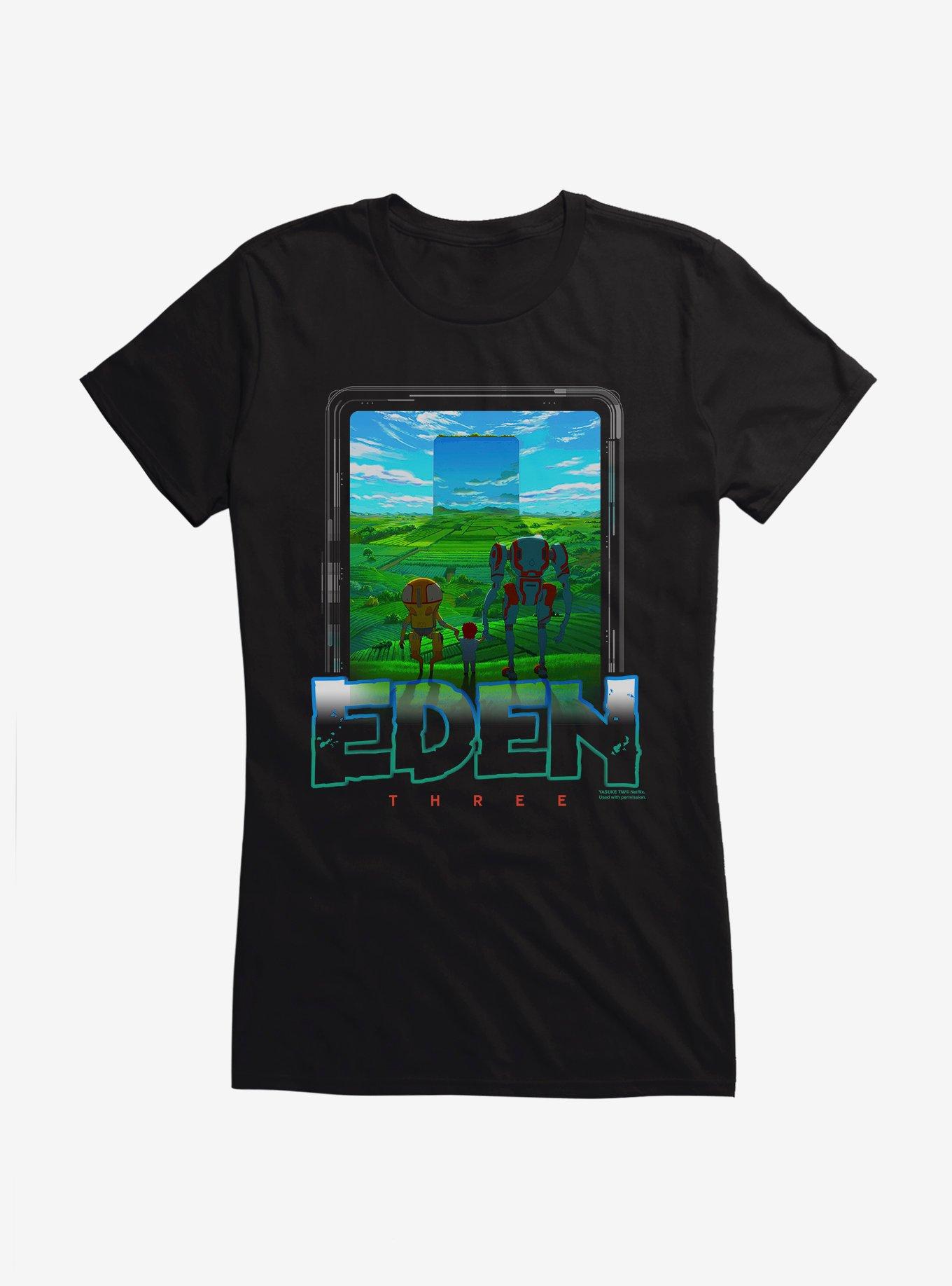 Eden Three Garden Logo Girls T-Shirt