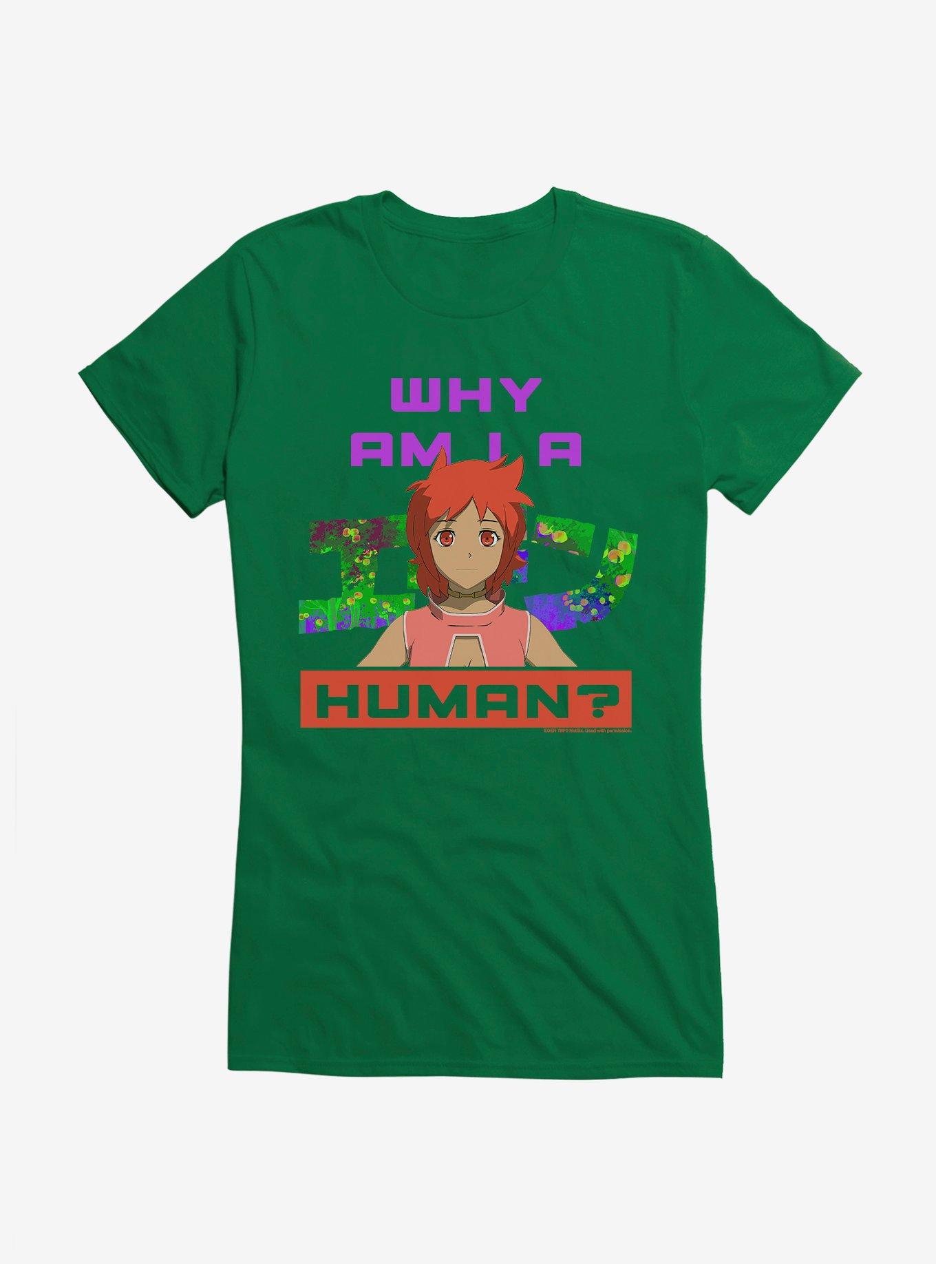 Eden Why Am I Am A Human Logo Girls T-Shirt, , hi-res