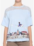Her Universe Studio Ghibli Kiki's Delivery Service Town Lace Girls Top, MULTI, hi-res
