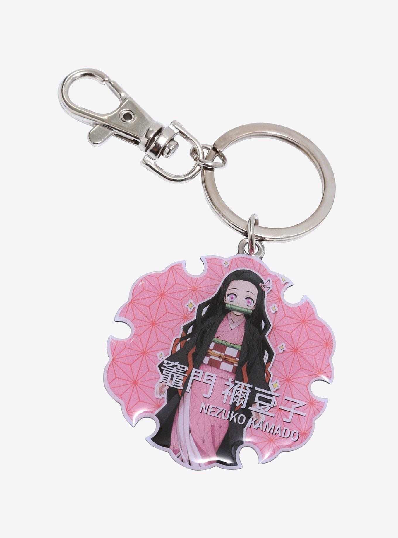Demon Slayer: Kimetsu no Yaiba Nezuko Kamado Character Keychain, , hi-res
