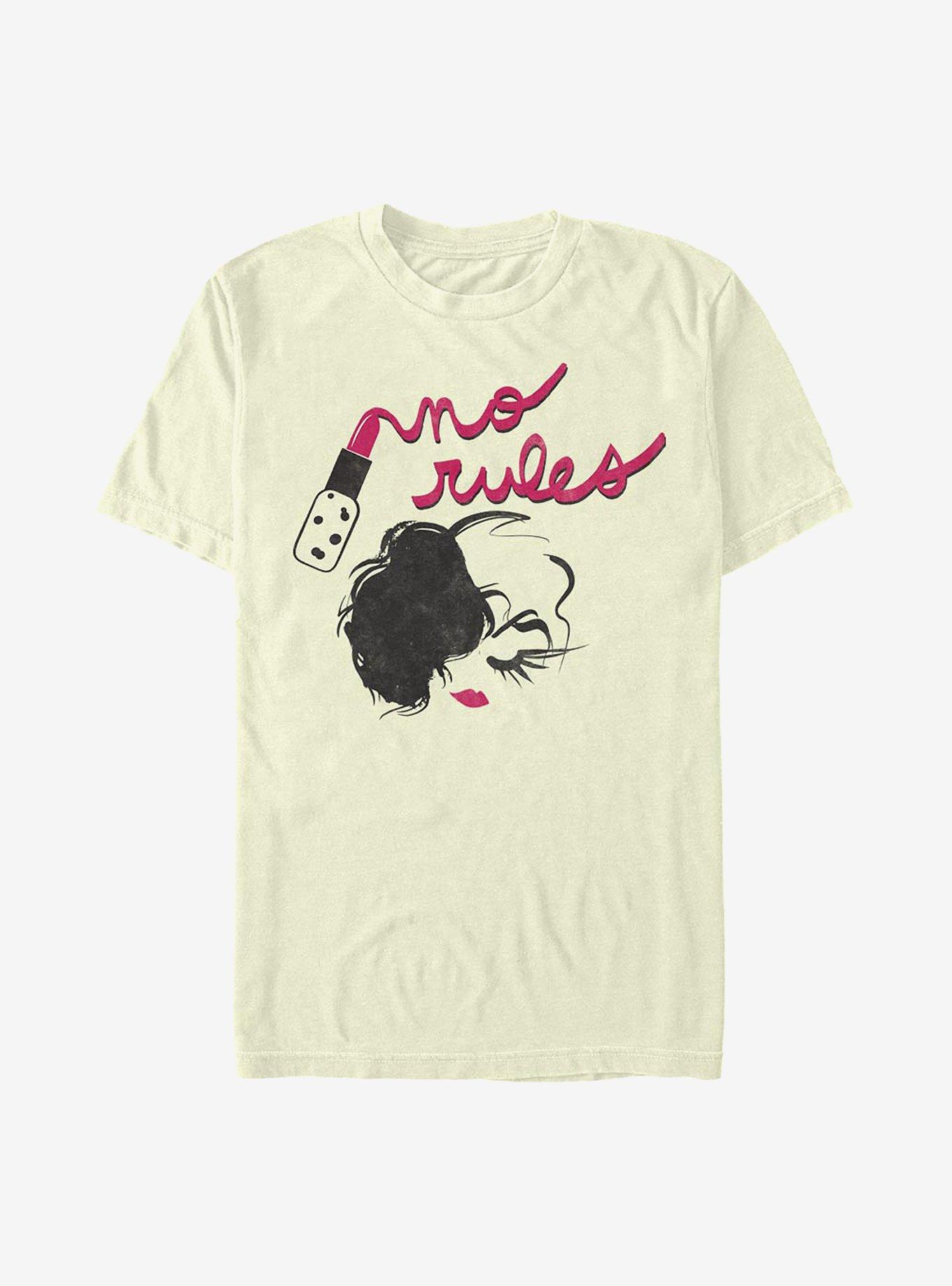 Disney Cruella No Rules T-Shirt, NATURAL, hi-res