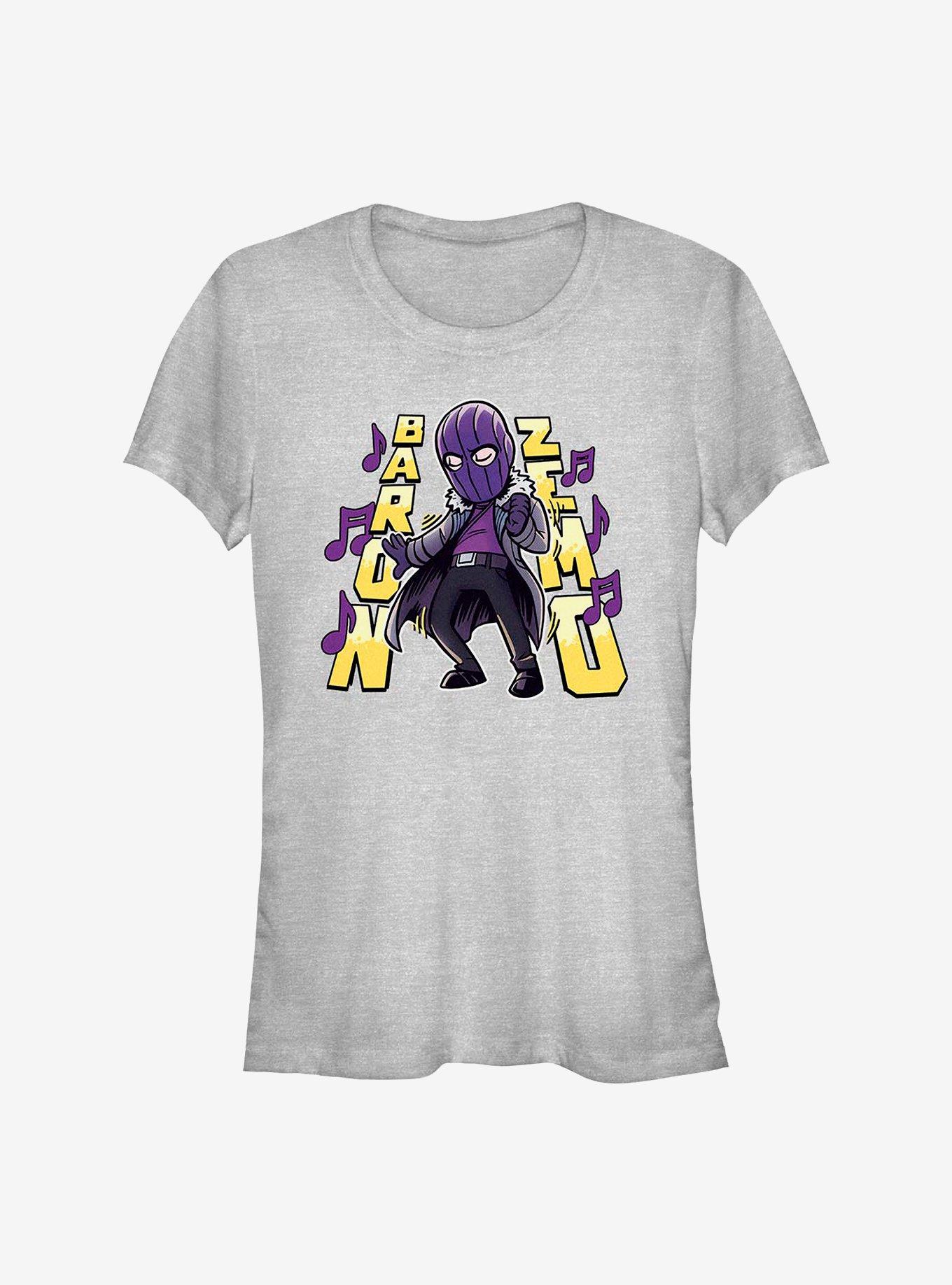 Marvel The Falcon And The Winter Soldier Baron Zemo Cartoon Girls T-Shirt, , hi-res