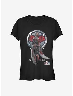 Marvel The Falcon And The Winter Soldier Falcon Grid Text Girls T-Shirt, , hi-res