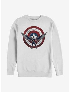 Marvel The Falcon And The Winter Soldier Wield The Shield Crew Sweatshirt, , hi-res