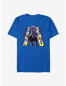 Marvel The Falcon And The Winter Soldier Baron Zemo Cartoon T-Shirt, ROYAL, hi-res
