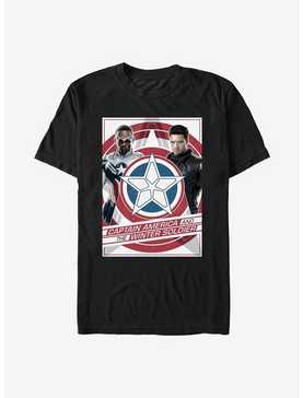 Marvel The Falcon And The Winter Soldier Shield Poster T-Shirt, , hi-res