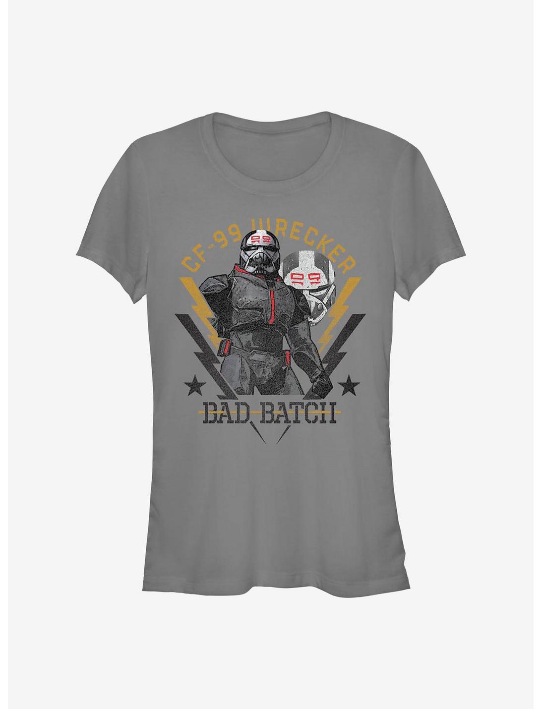 Star Wars: The Bad Batch CF-99 Wrecker Girls T-Shirt, CHARCOAL, hi-res