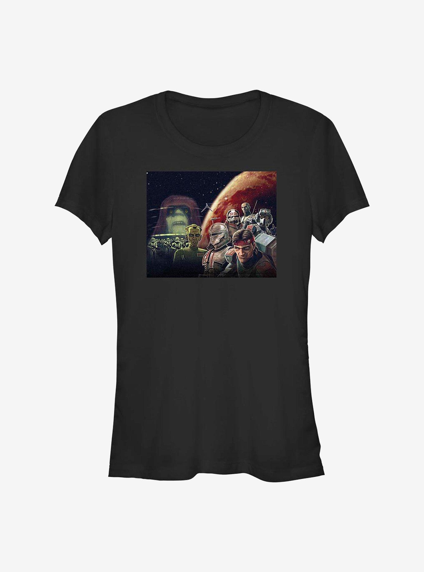 Star Wars: The Bad Batch Galaxy Group Girls T-Shirt, , hi-res