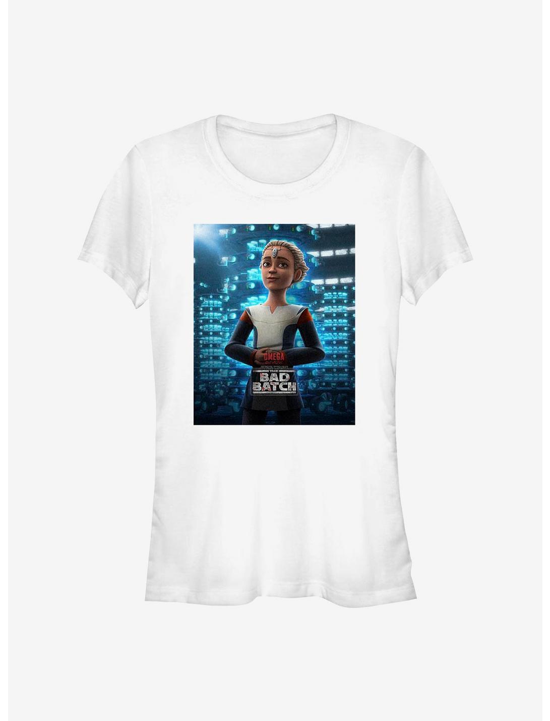 Star Wars: The Bad Batch Omega Poster Girls T-Shirt, WHITE, hi-res