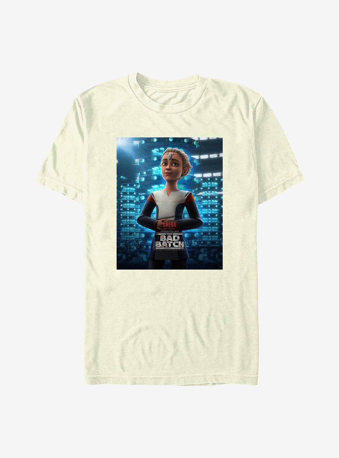 Star Wars: The Bad Batch Omega Poster T-Shirt, , hi-res