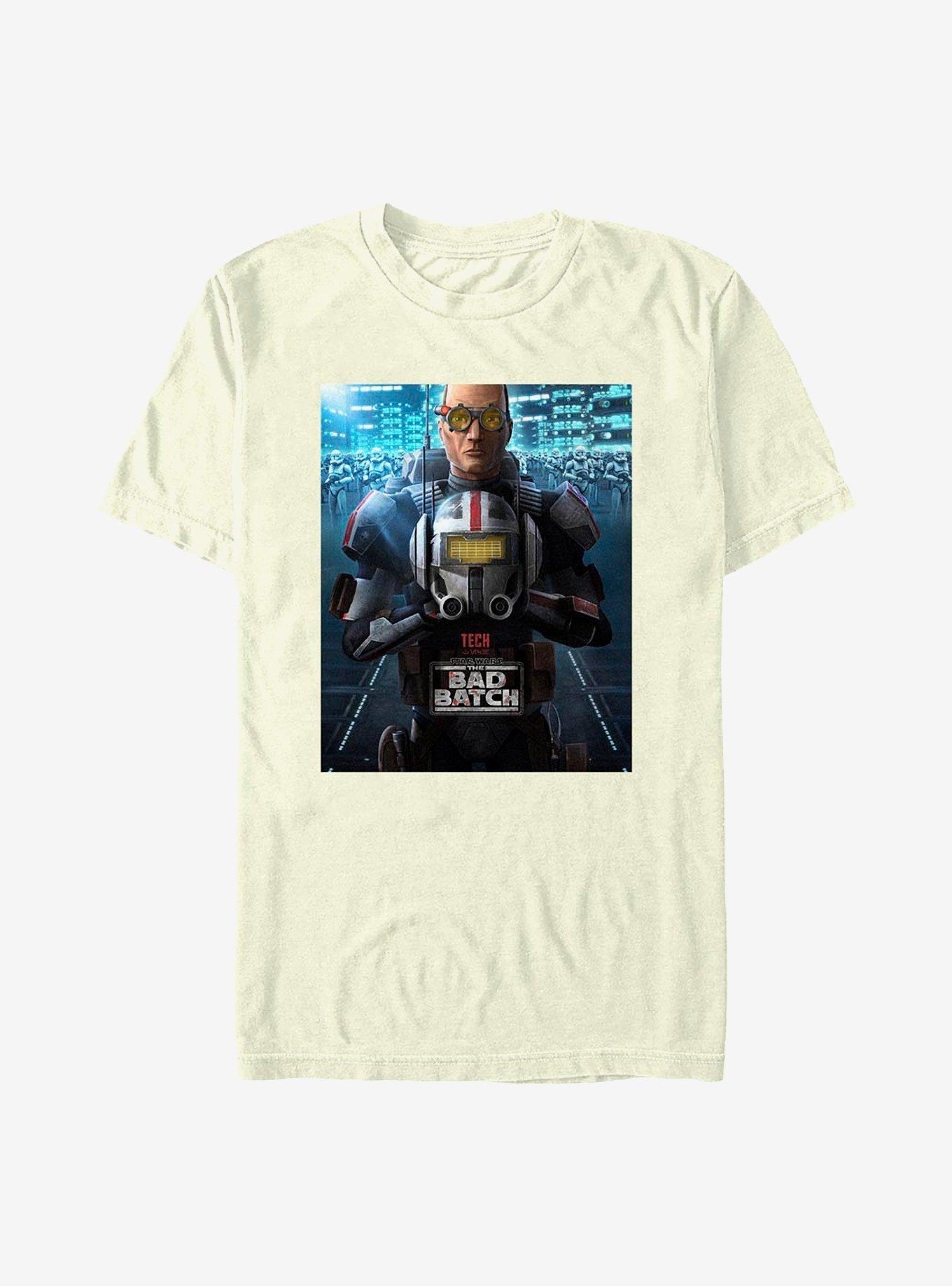 Star Wars: The Bad Batch Tech Poster T-Shirt, NATURAL, hi-res