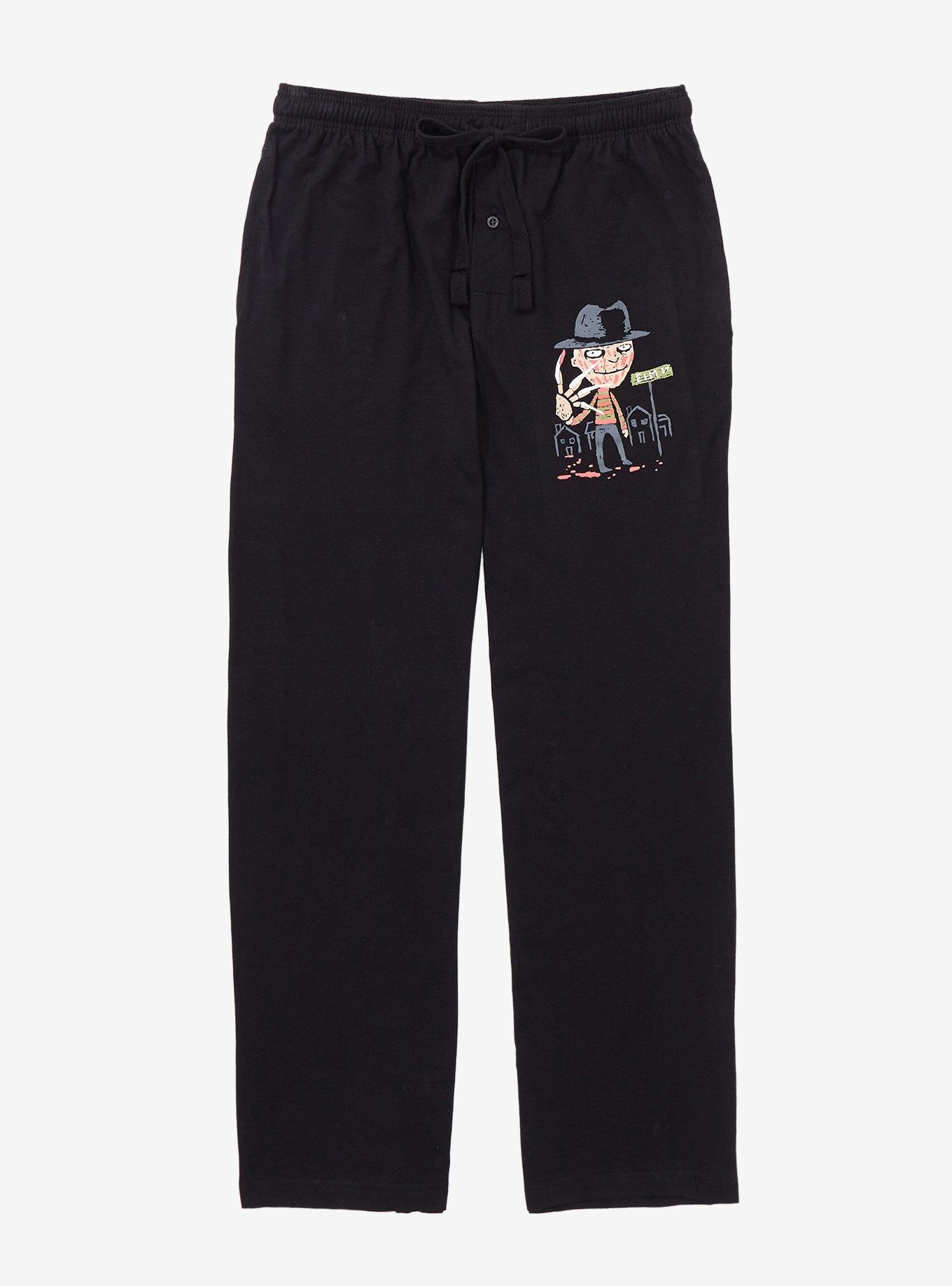 A Nightmare on Elm Street Chibi Freddy Sleep Pants - BoxLunch Exclusive, BLACK, hi-res
