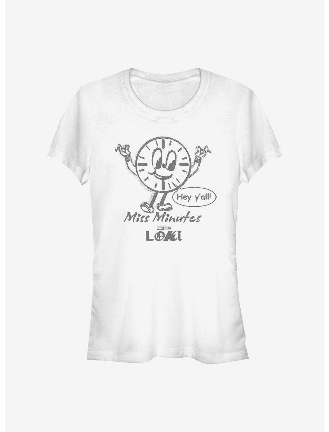 Marvel Loki Hey Miss Minutes Girls T-Shirt, WHITE, hi-res