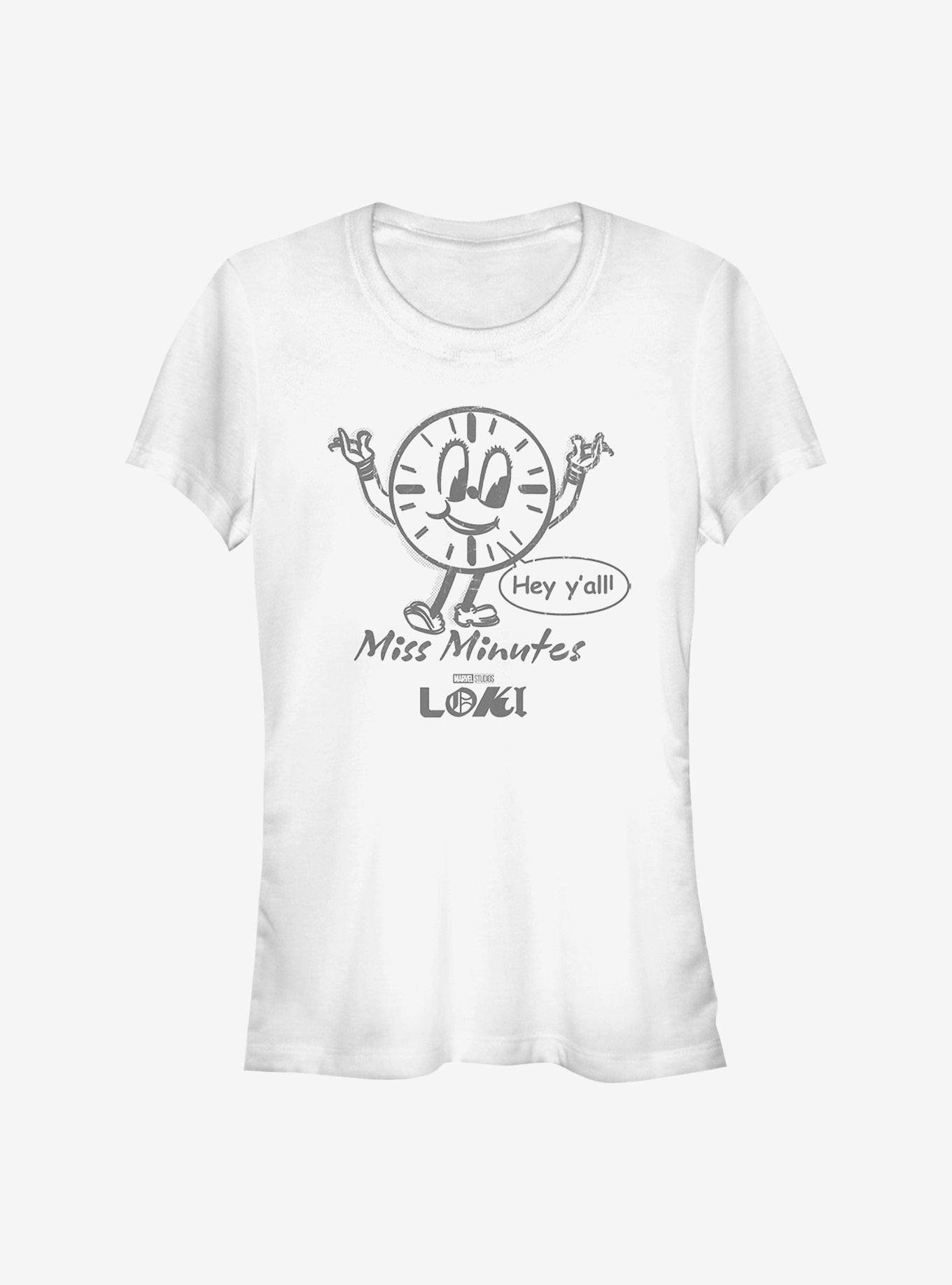 Marvel Loki Hey Miss Minutes Girls T-Shirt, WHITE, hi-res