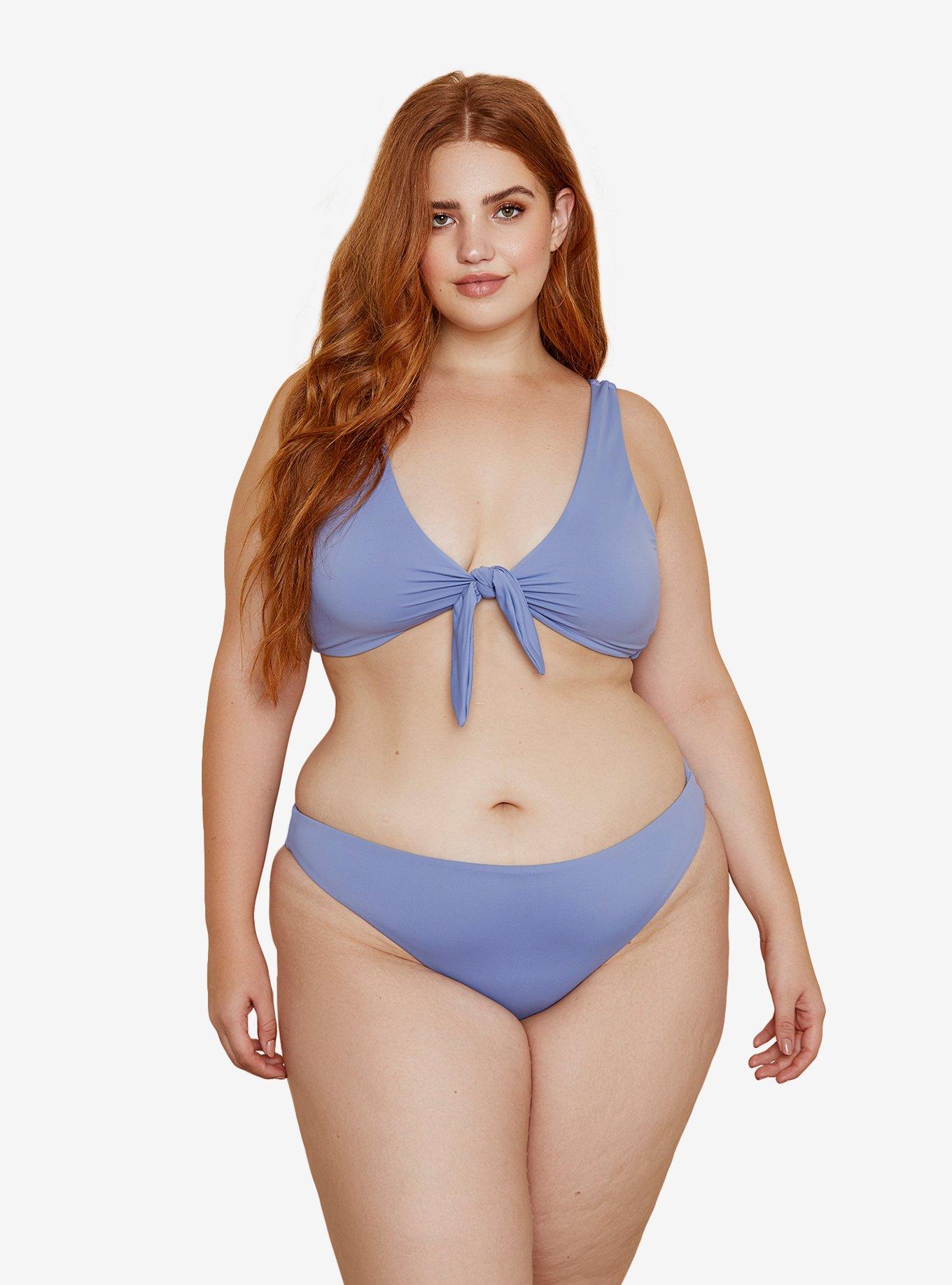 Dippin' Daisy's Muse Swim Top Baja Plus Size, BLUE, hi-res