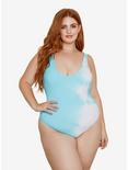 Dippin' Daisy's Serene Swimsuit Crystal Tie Dye Plus Size, BLUE, hi-res