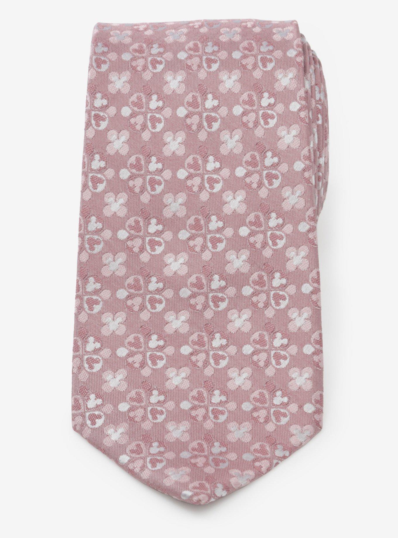 Disney Mickey Mouse Silhouette Blossom Pink Tie, , hi-res